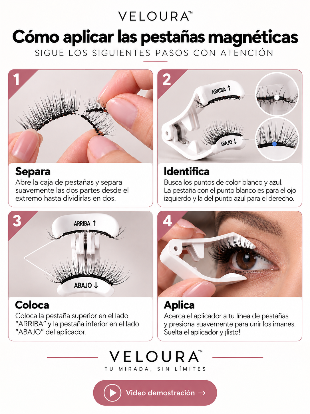 Veloura™ Pestañas Magnéticas (Naturales)